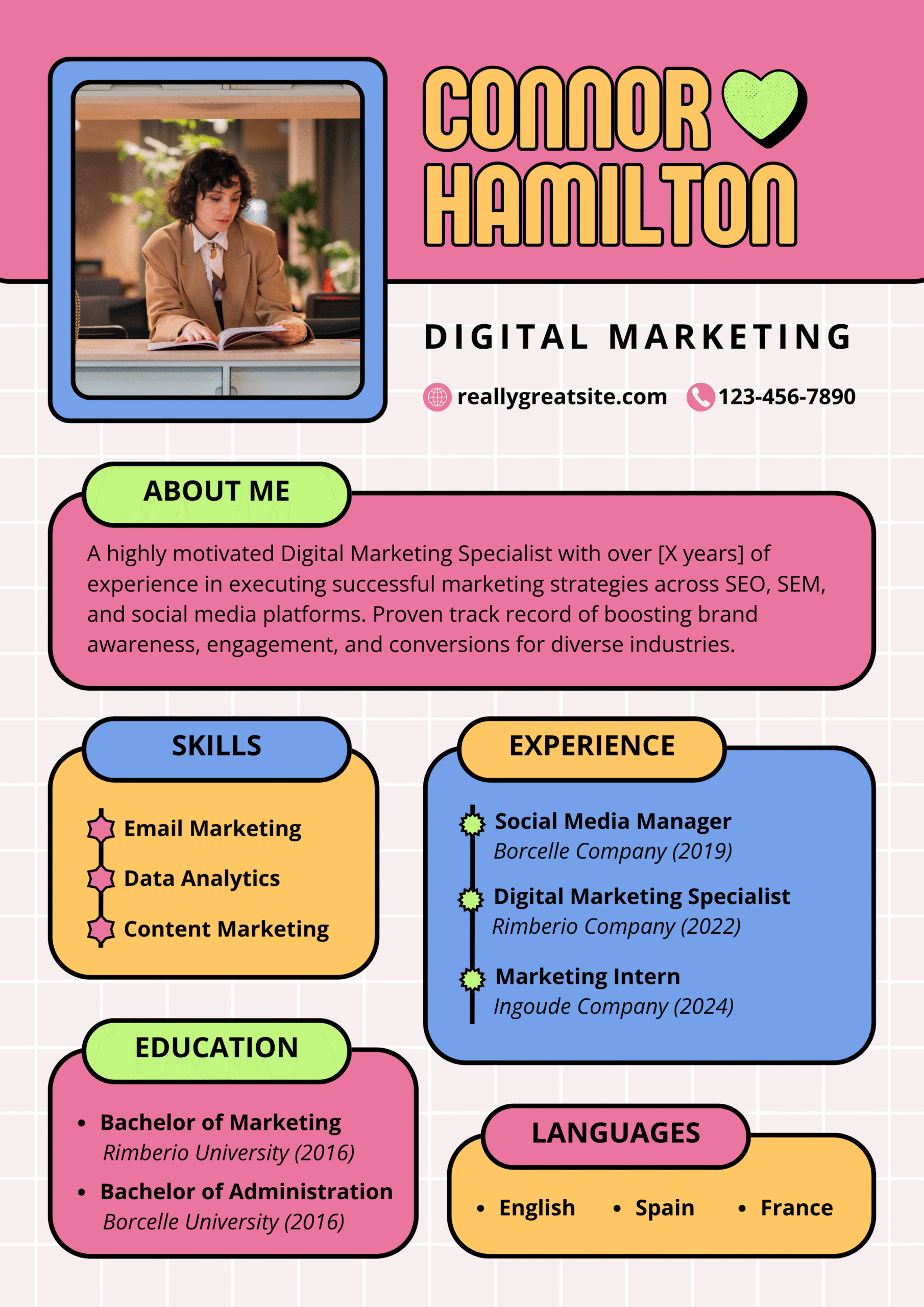 Professional CV Template AQ